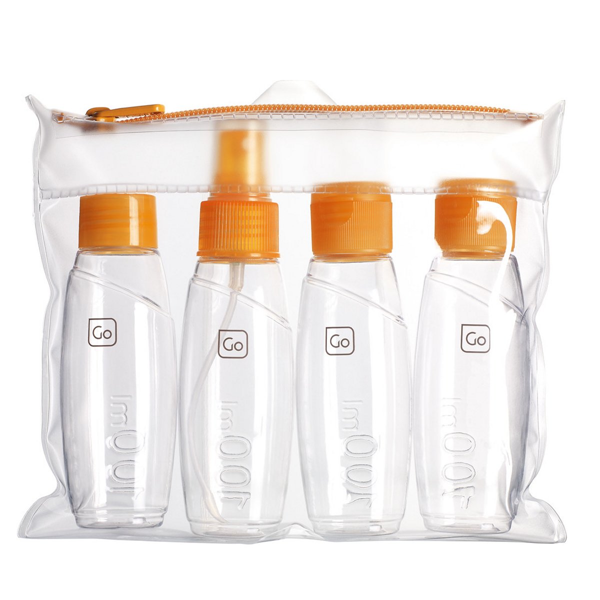 Image of Cabin Bottles Set in Orange