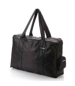 Folding Duffle Bag in Schwarz