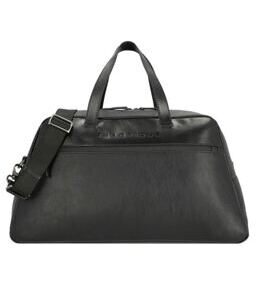 Damiano - Duffle Bag Leder, Schwarz