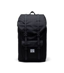 Little America - Rucksack 25L in Black/ Black Rubber