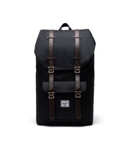 Little America - Rucksack 25L in Black/ Chicory Coffee