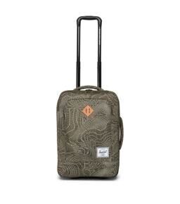 Heritage - Softshell Large Carry On Trolley in Ivy Green Topography