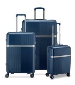 Airglam - 3er Trolley Set in Blau