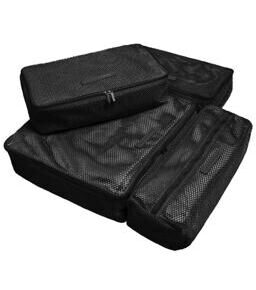 Packing Cubes 4er Set, All Black