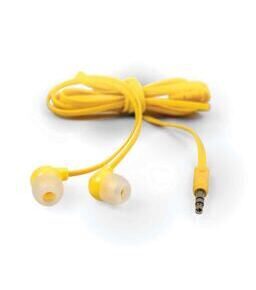 Tangle-Free Earphones in Gelb