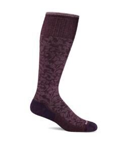 Damask Kompressionstrümpfe Damen Blackberry M/L 39-43