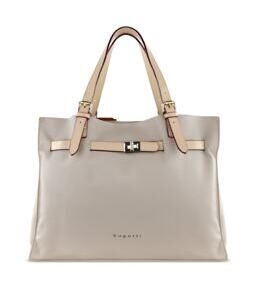 Ella - Schultertasche Gross in Beige