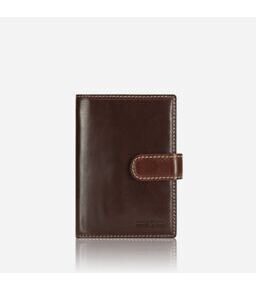 Leather Passport Wallet in Mocha