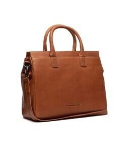 Rivera - Schultertasche 14" Leder, Cognac