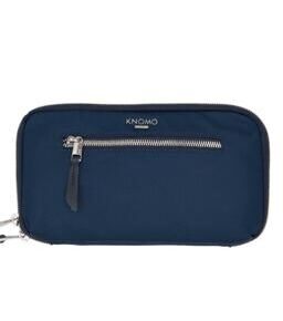 Mayfair Travel Wallet in Blau/Silber