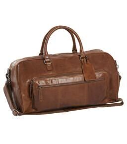 Mainz - Reisetasche Leder, Cognac