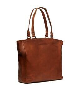 Berlin - Shopper 15" Leder, Cognac