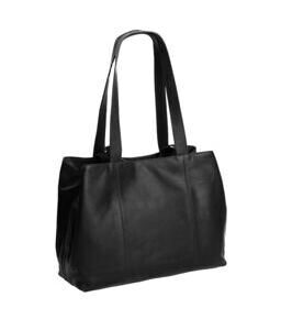 Gail - Schultertasche/Shopper Leder, Schwarz