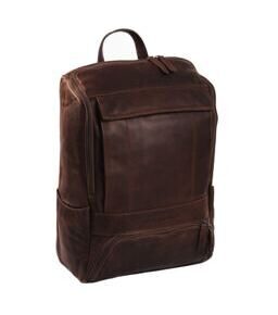 Rich - Laptoprucksack Leder, Braun