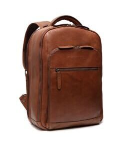 Tokyo - Laptoprucksack Leder, Cognac