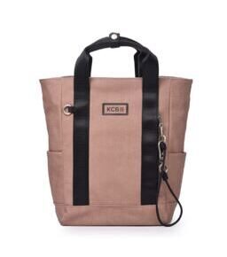 Mittelgrosse Rucksack-Tasche Knot, Blassrosa