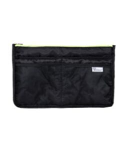 Bag in Bag - Black Neon Yellow Zipper Grösse L