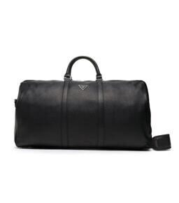 Pisa Saffiano Weekender schwarz