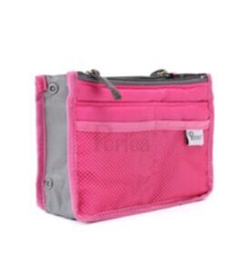 Bag in Bag - Bright Pink mit Netz Grösse S