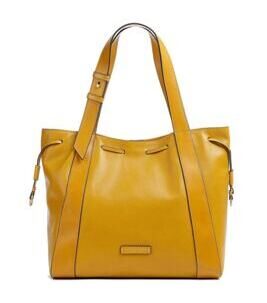 Carlotta - Shopper Leder, Gelb