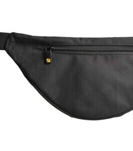 Pouch De-Luxe Bauchtasche in Schwarz