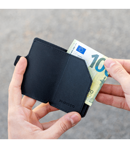 KLIK MINIMAL Slim Wallet Schwarz 12er