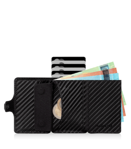 KLIK MAGNET Slim Wallet Carbon 12er