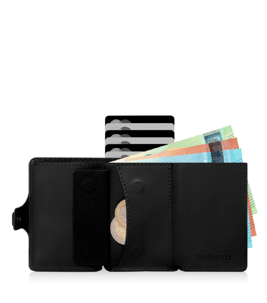 KLIK MAGNET Slim Wallet Schwarz 12er