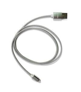 Lightning Sync & Charge Cable in Silber