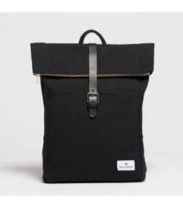 Foldtop Rucksack, Night Black