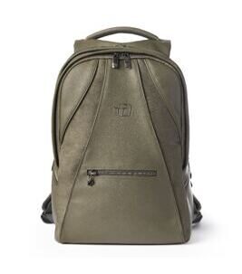 Velvet - Rucksack aus Kunstleder in Olive