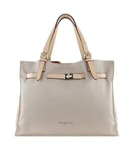 Ella - Schultertasche Gross in Beige