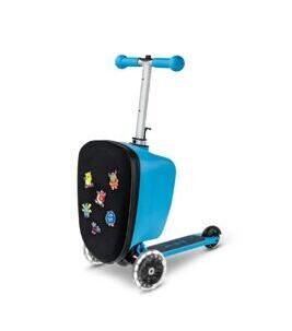 Micro Scooter Luggage Junior Patch & Play, Blau