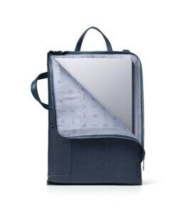 Gate Trended - Laptoptasche 17" aus Kunstleder in Blau