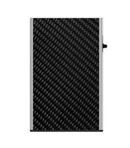 Wallet Click & Slide Carbon Fibre Black/Silver