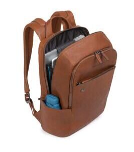 Black Square - Laptop-Rucksack CONNEQU in Tan