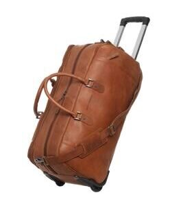 Jayven - Reisetasche mit Rollen, Cognac