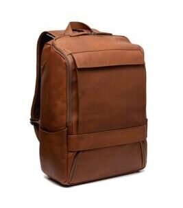 Rich - Laptoprucksack Leder, Cognac