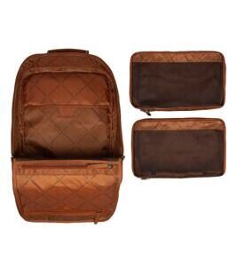 Jamaica - Laptopucksack Leder, Cognac