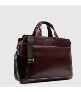 Blue Square - Laptoptasche 15,6" in Leder Braun