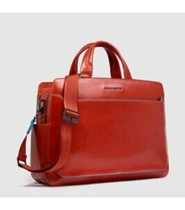 Blue Square - Laptoptasche 15,6" in Leder Orange