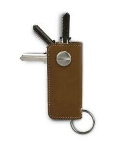 Lusso - Key Holder, Camel Brown