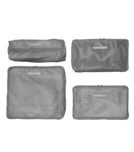 Packing Cubes 4er Set, Light Quartz Grey