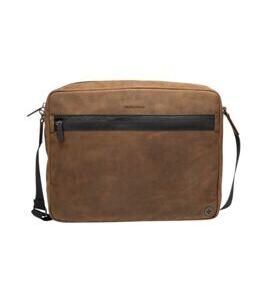 Bow Road - Barney Shoulderbag lhz, Dunkelbraun