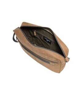 Bow Road - Barney Shoulderbag lhz, Dunkelbraun