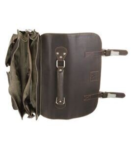 Messenger Business Bag in Hunter-Brown