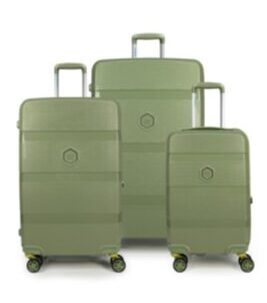 Zip2 Luggage - 3er Kofferset Khaki