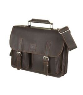 Messenger Business Bag in Hunter-Brown