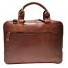 Laptop-Tasche aus Vollrindleder 41 cm cognac 2