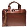 Laptop-Tasche aus Vollrindleder 41 cm cognac 4